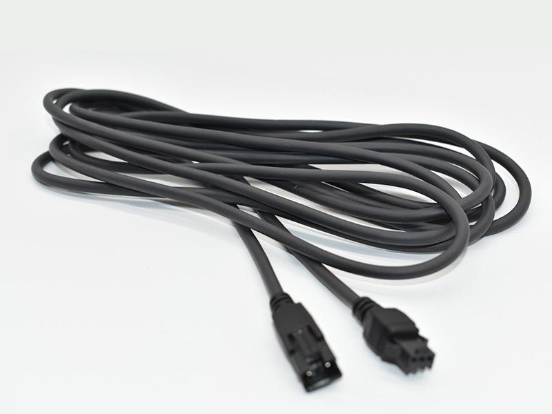 黑色超柔延長(zhǎng)拖鏈抗拉耐磨超軟電源多芯光源線